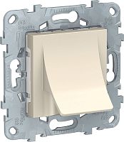 Вывод кабеля без рамки Schneider Electric Unica New бежевый картинка